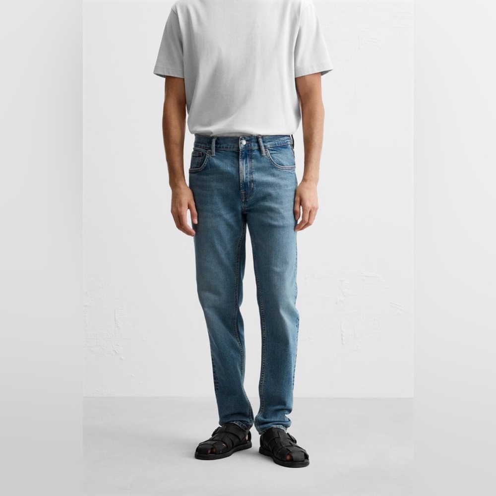Zara Men’s Slim Fit Jeans Size 36 Medium Wash